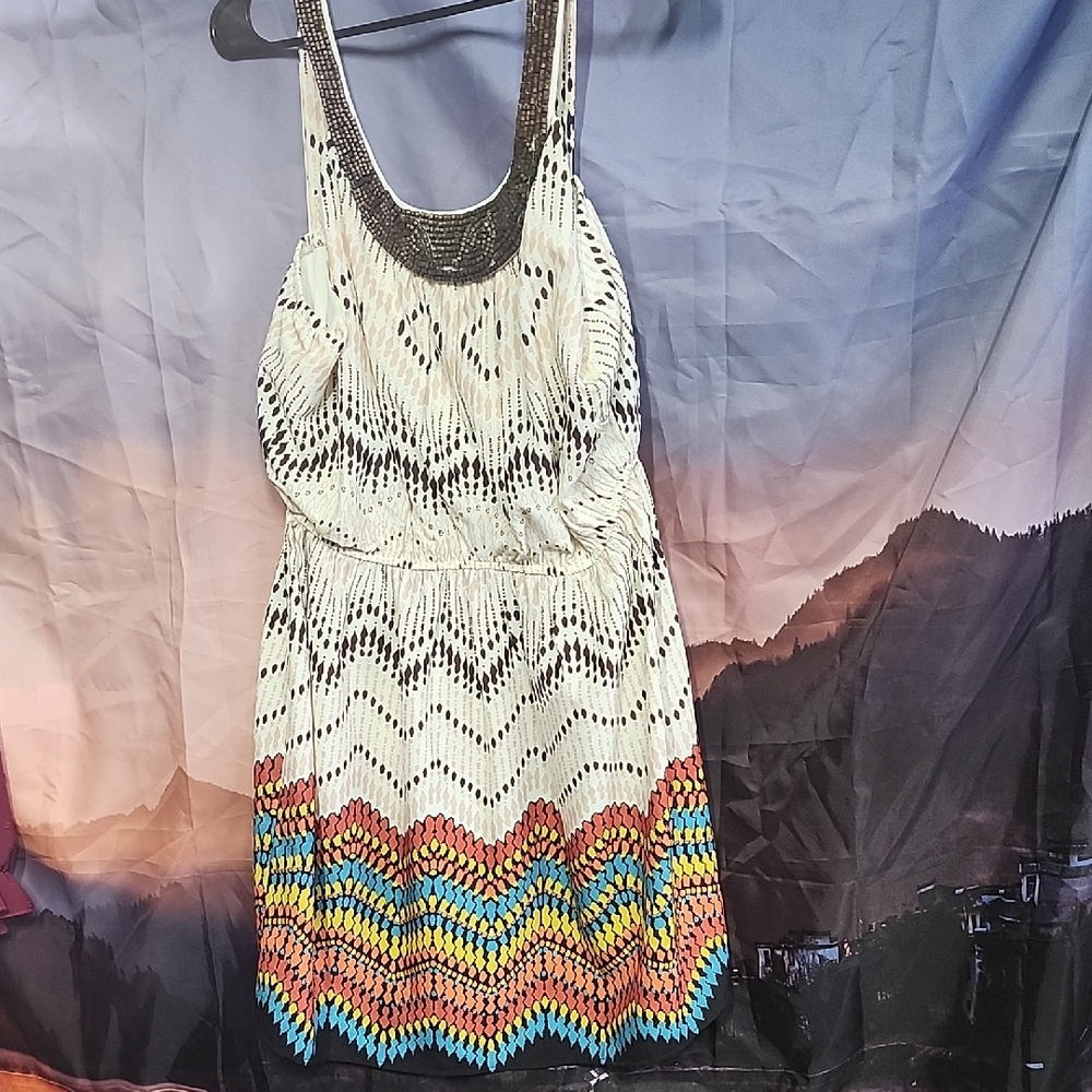 3/$15.00Three Hearts Multicolor Chevron Dress